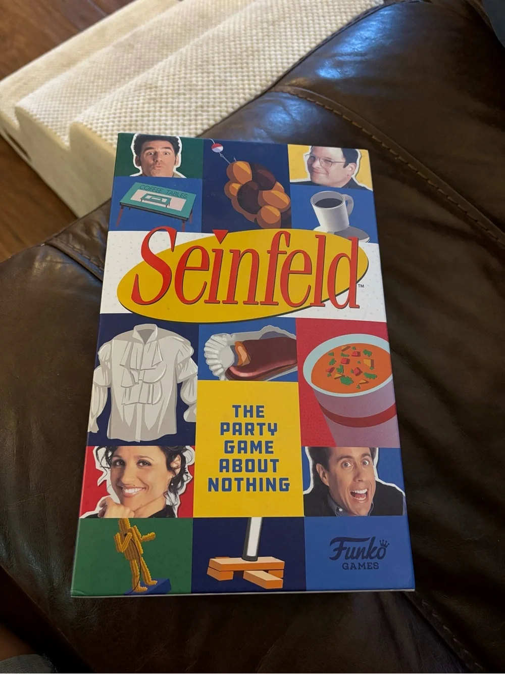 Funko Seinfeld Party Game - Blue, Yellow, Red Box